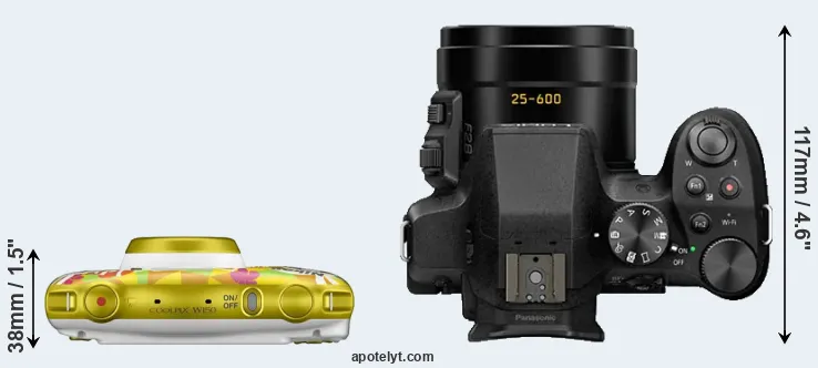Compare W150 versus FZ330 top