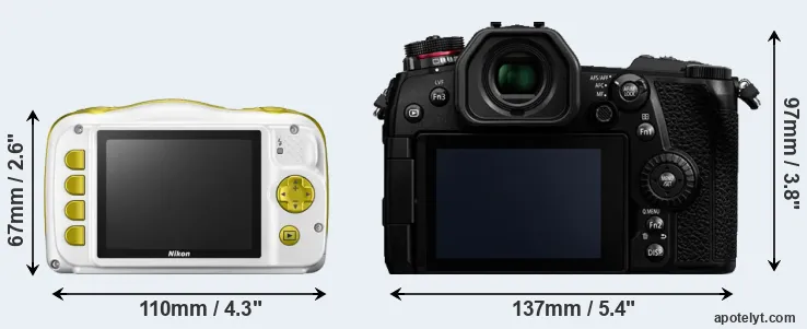 Comparison W150 or G9 rear
