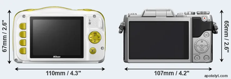 Comparison W150 or GF7 rear
