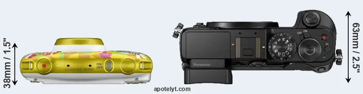 Compare W150 versus GX8 top