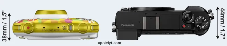 Compare W150 versus GX85 top