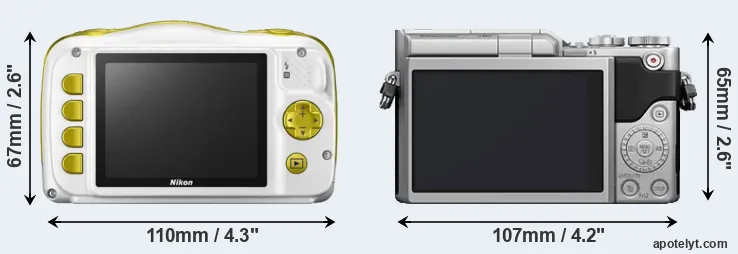 Comparison W150 or GX850 rear
