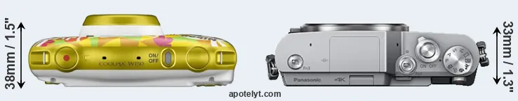 Compare W150 versus GX850 top