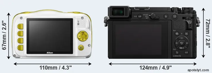 Comparison W150 or GX9 rear