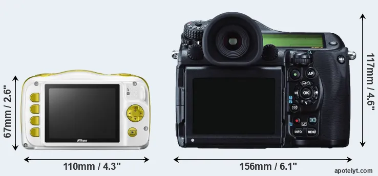 Comparison W150 or 645Z rear