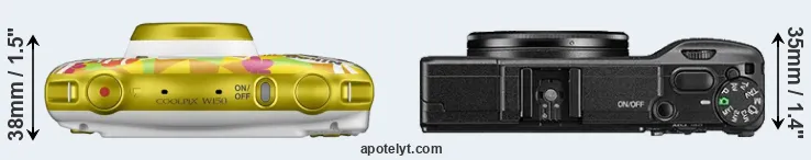 Compare W150 versus GR II top