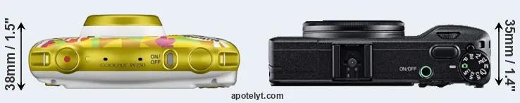Compare W150 versus GR top