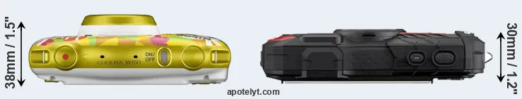 Compare W150 versus WG-60 top