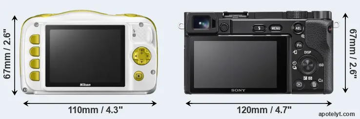 Comparison W150 or A6100 rear
