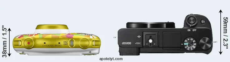 Compare W150 versus A6100 top