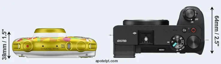 Compare W150 versus A6700 top