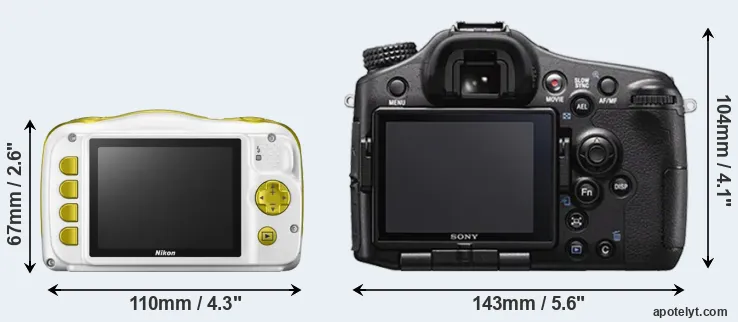 Comparison W150 or A77 II rear