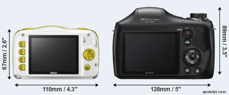Comparison W150 or H300 rear