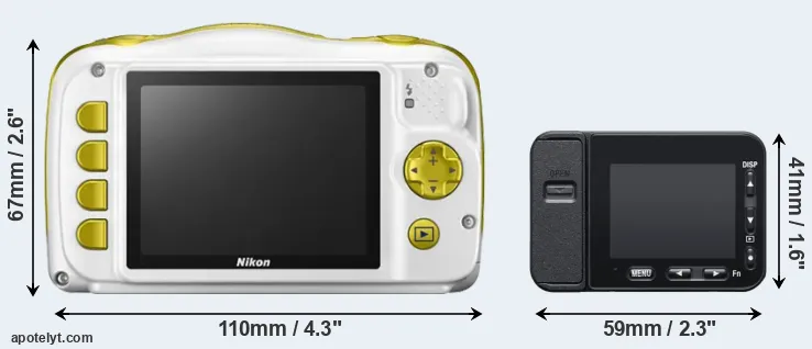 Comparison W150 or RX0 II rear