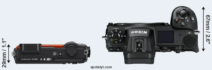 Compare W300 versus Z7 top