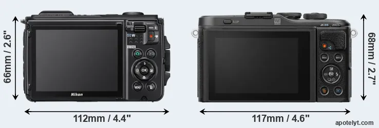 Comparison W300 or E-PL10 rear