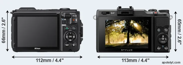 Comparison W300 or XZ-2 rear