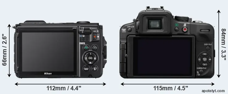 Comparison W300 or G3 rear