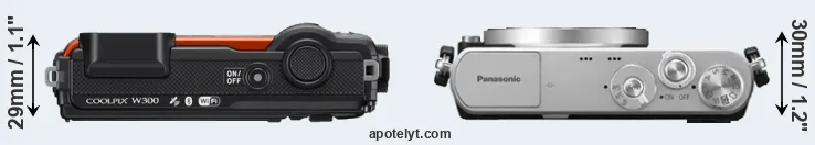 Compare W300 versus GM1 top