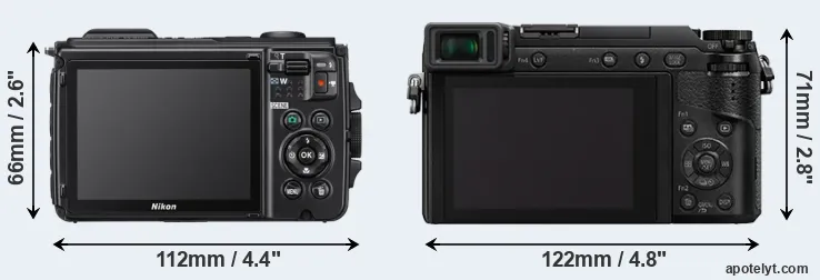 Comparison W300 or GX80 rear