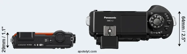 Compare W300 versus L1 top