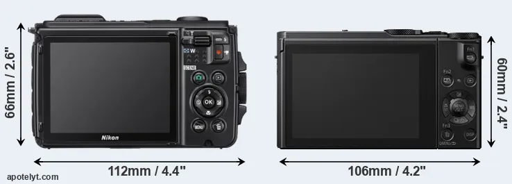 Comparison W300 or LX15 rear