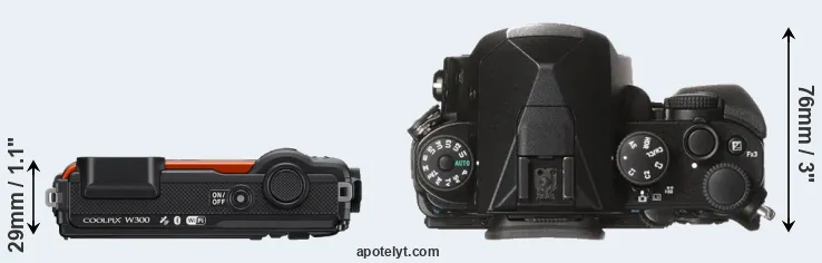 Compare W300 versus KP top
