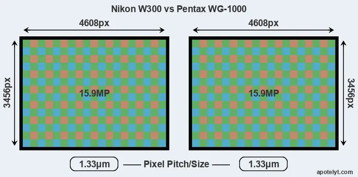 W300 versus WG-1000 MP