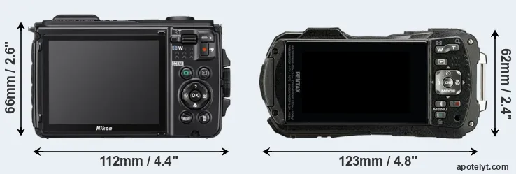 Comparison W300 or WG-90 rear