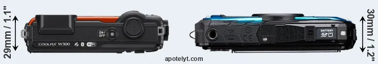 Compare W300 versus WG-90 top