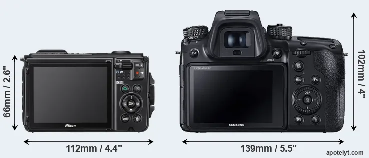 Comparison W300 or NX1 rear