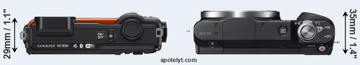 Compare W300 versus NEX-3N top