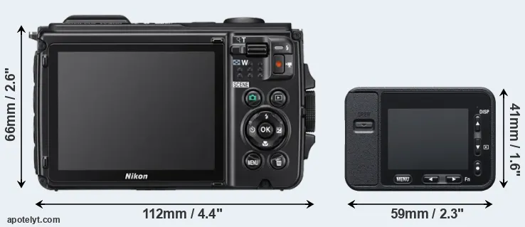 Comparison W300 or RX0 rear