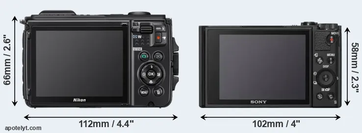 Comparison W300 or WX800 rear