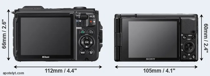 Comparison W300 or ZV-1 rear
