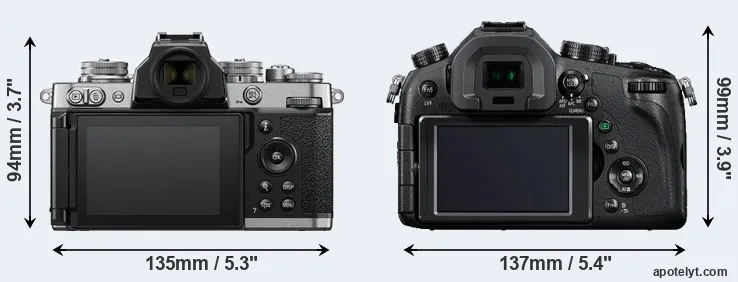 Comparison Z fc or FZ1000 rear