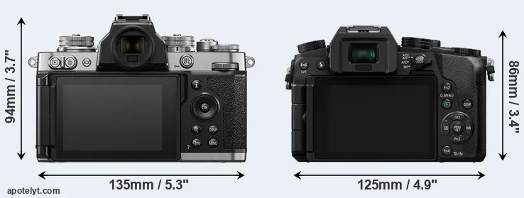 Comparison Z fc or G7 rear