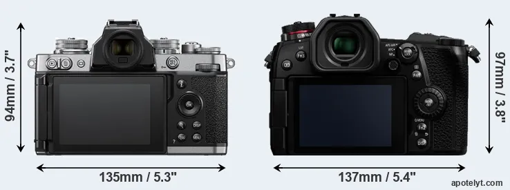 Comparison Z fc or G9 rear