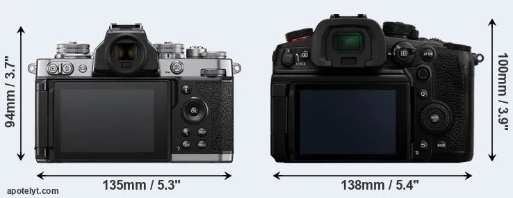 Comparison Z fc or GH7 rear