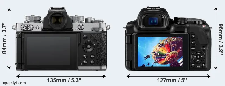 Comparison Z fc or NX30 rear