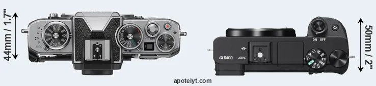 Compare Z fc versus A6400 top