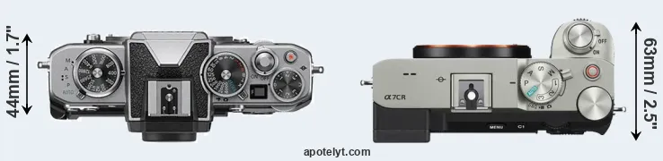 Compare Z fc versus A7C R top