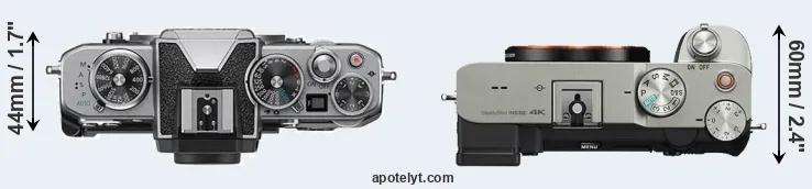 Compare Z fc versus A7C top