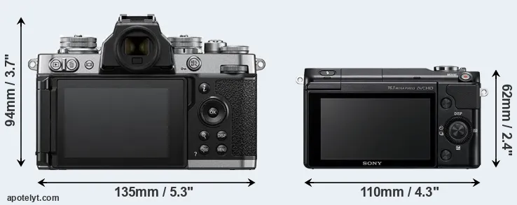 Comparison Z fc or NEX-3N rear