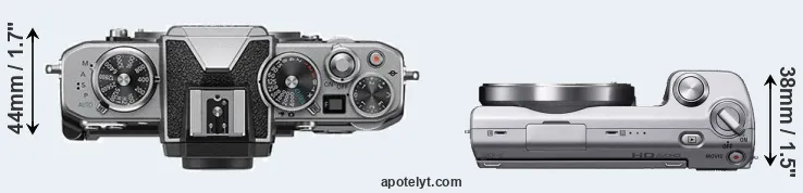 Compare Z fc versus NEX-5 top