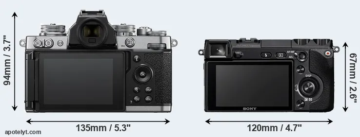 Comparison Z fc or NEX-7 rear