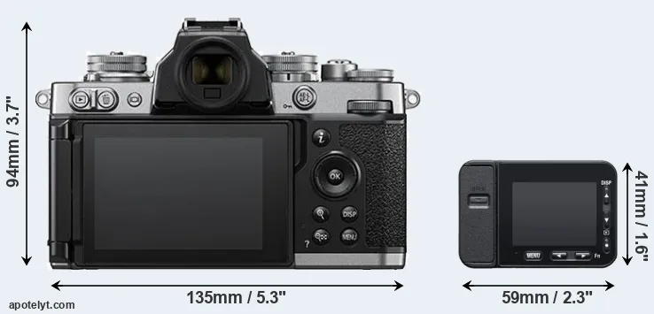 Comparison Z fc or RX0 II rear
