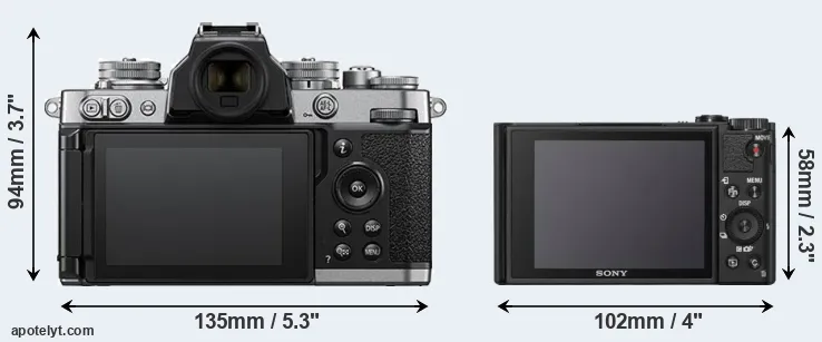 Comparison Z fc or WX800 rear