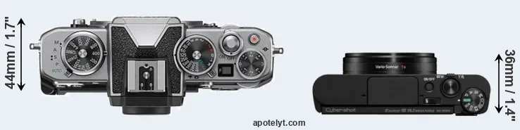 Compare Z fc versus WX800 top