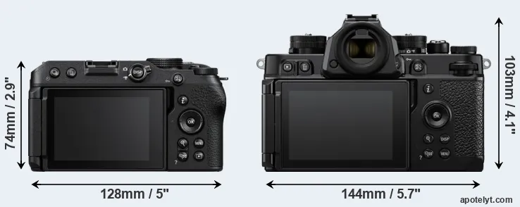 Comparison Z30 or Zf rear
